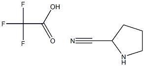 pyrrolidine-2-carbonitrile 2,2,2-trifluoroacetate Structure