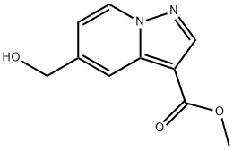 methyl 5-(hydroxymethyl)pyrazolo[1,5-a]pyridine-3-carboxylate Structure