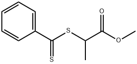 2-[(Phenylthioxomethyl)thio]propanoic acid methyl ester Structure