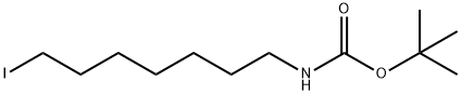 tert-Butyl 7-iodoheptylcarbamate Structure