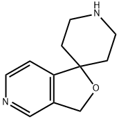 3H-spiro[furo[3,4-c]pyridine-1,4'-piperidine] 구조식 이미지