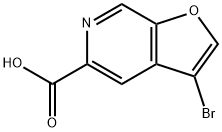 3-bromofuro[2,3-c]pyridine-5-carboxylic acid Structure