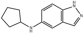 N-cyclopentyl-1H-indazol-5-amine 구조식 이미지