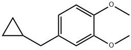 4-(Cyclopropylmethyl)-1,2-dimethoxybenzene Structure