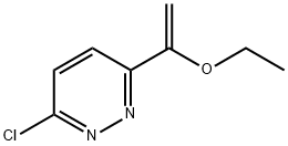 3-chloro-6-(1-ethoxyethenyl)Pyridazine 구조식 이미지