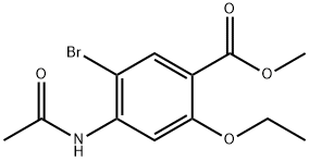 Methyl 4-acetamido-5-bromo-2-ethoxybenzoate Structure