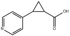 2-(4-pyridinyl)Cyclopropanecarboxylic acid Structure