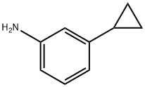 Benzenamine, 3-cyclopropyl- Structure