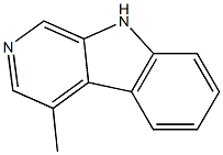 9H-Pyrido[3,4-b]indole, 4-methyl-
 Structure