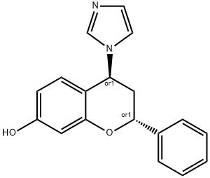 4-(1H-imidazol-1-yl)-2-phenylchroman-7-ol 구조식 이미지