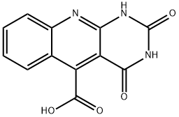 2,4-Dioxo-1,2,3,4-tetrahydro-pyrimido[4,5-b]quinoline-5-carboxylic acid Structure