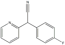 2-(4-Fluorophenyl)-2-(pyridin-2-yl)acetonitrile Structure