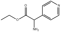 Ethyl 2-Amino-2-(4-pyridinyl)acetate 구조식 이미지