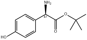 R-4-Hydroxyphenylglycine tert. Butyl ester 구조식 이미지
