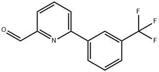 6-(3-(Trifluoromethyl)phenyl)picolinaldehyde 구조식 이미지