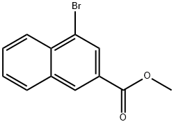 Methyl 4-bromo-2-naphthoate 구조식 이미지