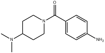 (4-aminophenyl)[4-(dimethylamino)-1-piperidinyl]methanone 구조식 이미지