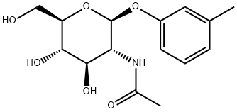 3-Methylphenyl 2-(acetylamino)-2-deoxy-beta-D-glucopyranoside 구조식 이미지