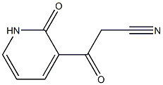 3-oxo-3-(2-oxo-1,2-dihydropyridin-3-yl)propanenitrile 구조식 이미지