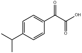 2-(4-isopropylphenyl)-2-oxoacetic acid 구조식 이미지