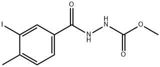 methyl 2-[(3-iodo-4-methylphenyl)carbonyl]hydrazinecarboxylate Structure