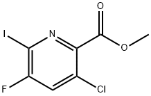 Methyl 3-chloro-5-fluoro-6-iodopicolinate Structure