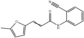 (2E)-N-(2-cyanophenyl)-3-(5-methylfuran-2-yl)prop-2-enamide Structure