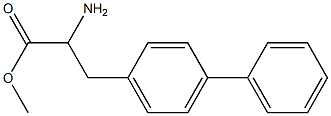 메틸2-아미노-3-(4-페닐페닐)프로파노에이트 구조식 이미지