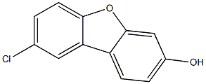 8-chloro-dibenzofuran-3-ol Structure