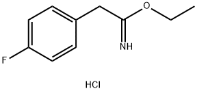ethyl 2-(4-fluorophenyl)acetimidate hydrochloride 구조식 이미지