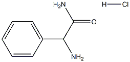 a-Amino-benzeneacetamide HCl Structure
