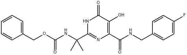 519028-33-2 Benzyl (2-(4-((4-fluorobenzyl)carbamoyl)-5-hydroxy-6-oxo-1,6-dihydropyrimidin-2-yl)propan-2-yl)carbamate