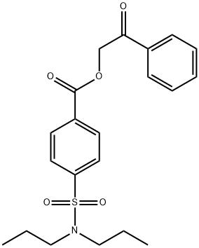 2-oxo-2-phenylethyl 4-(N,N-dipropylsulfamoyl)benzoate Structure