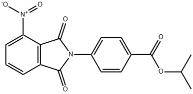 isopropyl 4-(4-nitro-1,3-dioxoisoindolin-2-yl)benzoate 구조식 이미지
