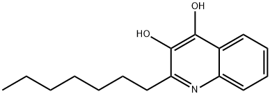 2-heptyl-3,4-Quinolinediol Structure