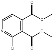 디메틸2-클로로피리딘-3,4-디카르복실레이트 구조식 이미지