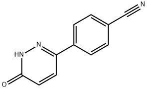 4-(6-oxo-1,6-dihydropyridazin-3-yl)benzonitrile Structure