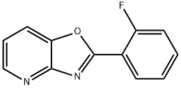 2-(2-Fluorophenyl)oxazolo[4,5-b]pyridine 구조식 이미지