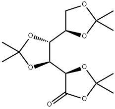 1,2:3,4:5,6-Tris-O-(1-methylethylidene)-D-gluconic acid Structure