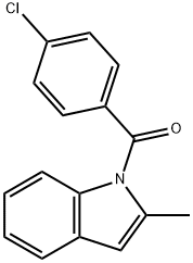 (4-Chlorophenyl)(2-methyl-1H-indol-1-yl)methanone 구조식 이미지