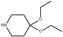 4,4-diethoxypiperidine 구조식 이미지