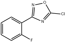 5-Chloro-3-(2-fluorophenyl)-1,2,4-oxadiazole Structure