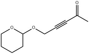 5-((tetrahydro-2H-pyran-2-yl)oxy)pent-3-yn-2-one 구조식 이미지