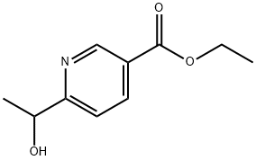 Ethyl 6-(1-hydroxyethyl)nicotinate Structure