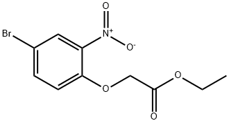 ethyl 2-(4-bromo-2-nitrophenoxy)acetate Structure