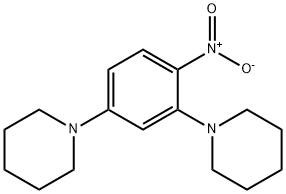 1-NITRO-2,4-DIPIPERIDINOBENZENE 구조식 이미지