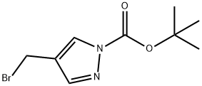 tert-butyl 4-(bromomethyl)-1H-pyrazole-1-carboxylate Structure