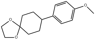 8-(4-methoxyphenyl)-1,4-dioxaspiro[4.5]decane 구조식 이미지