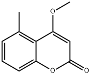 4-Methoxy-5-methyl-2H-chromen-2-one Structure