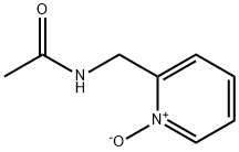 N-[(1-oxidopyridin-1-ium-2-yl)methyl]acetamide 구조식 이미지